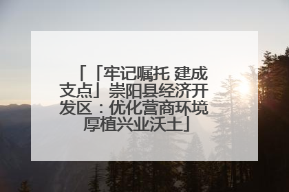 「牢记嘱托 建成支点」崇阳县经济开发区：优化营商环境 厚植兴业沃土