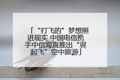 “打飞的”梦想照进现实 中国电信携手中信海直推出“翼起飞”空中旅游