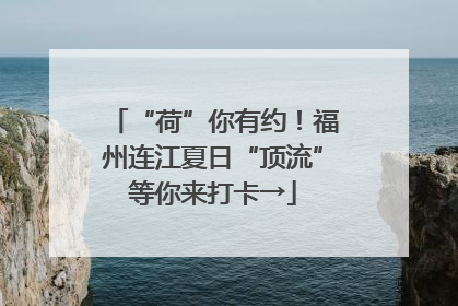 “荷”你有约！福州连江夏日“顶流”等你来打卡→