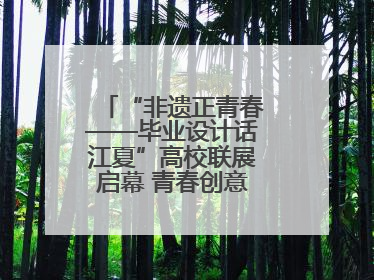 “非遗正青春——毕业设计话江夏”高校联展启幕 青春创意激活千年文脉