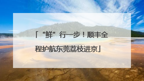 “鲜”行一步！顺丰全程护航东莞荔枝进京