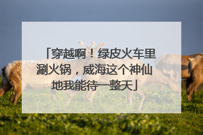 穿越啊！绿皮火车里涮火锅，威海这个神仙地我能待一整天