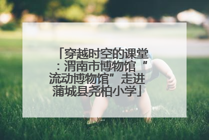 穿越时空的课堂：渭南市博物馆“流动博物馆”走进蒲城县尧柏小学