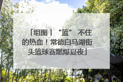 组图丨“篮” 不住的热血！常德白马湖街头篮球赛燃爆夏夜