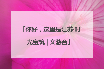 你好，这里是江苏·时光宝筑 | 文游台