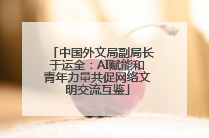 中国外文局副局长于运全：AI赋能和青年力量共促网络文明交流互鉴