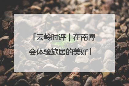 云岭时评｜在南博会体验旅居的美好