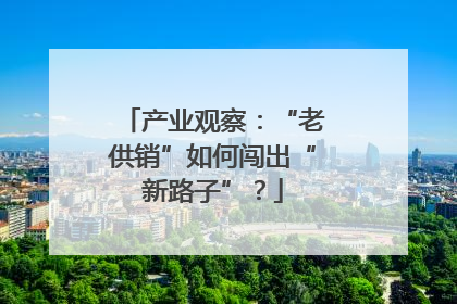 产业观察：“老供销”如何闯出“新路子”？