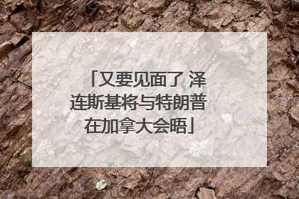 又要见面了 泽连斯基将与特朗普在加拿大会晤