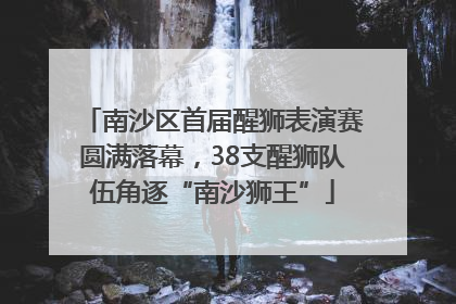 南沙区首届醒狮表演赛圆满落幕，38支醒狮队伍角逐“南沙狮王”