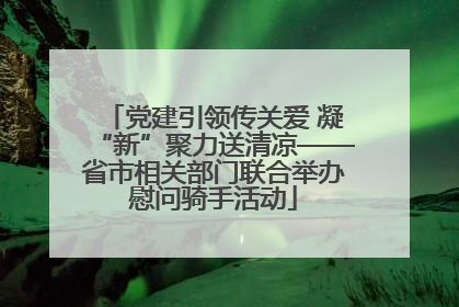 党建引领传关爱 凝“新”聚力送清凉——省市相关部门联合举办慰问骑手活动