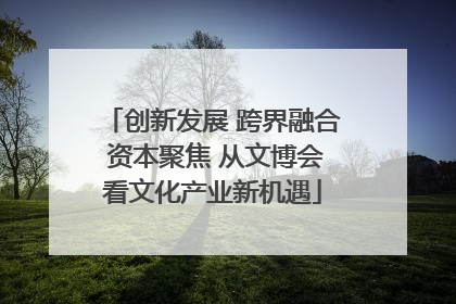 创新发展 跨界融合 资本聚焦 从文博会看文化产业新机遇