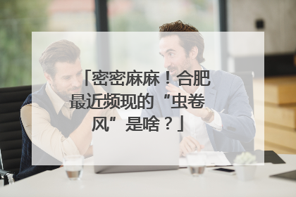 密密麻麻！合肥最近频现的“虫卷风”是啥？