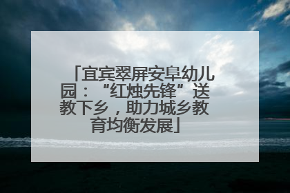 宜宾翠屏安阜幼儿园：“红烛先锋”送教下乡，助力城乡教育均衡发展