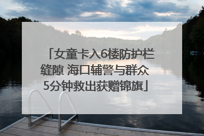 女童卡入6楼防护栏缝隙 海口辅警与群众5分钟救出获赠锦旗