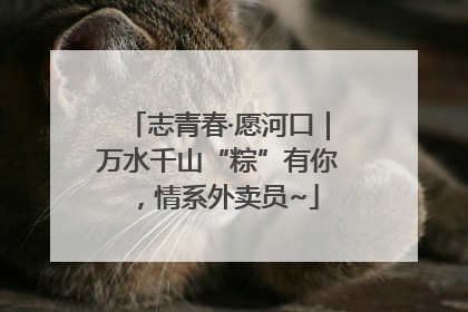 志青春·愿河口｜万水千山“粽”有你，情系外卖员~