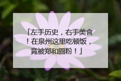 左手历史，右手美食！在泉州这里吃顿饭，竟被郑和圈粉！