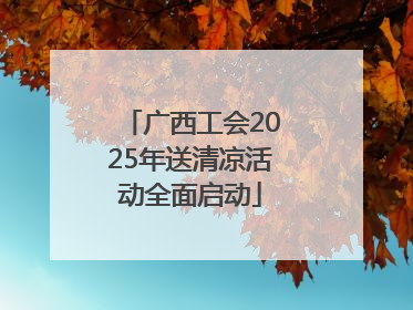 广西工会2025年送清凉活动全面启动