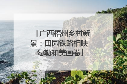 广西梧州乡村新景：田园铁路相映 勾勒和美画卷