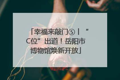 幸福来敲门⑤丨“C位”出道！岳阳市博物馆焕新开放