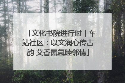 文化书院进行时｜车站社区：以文润心传古韵 艾香氤氲睦邻情