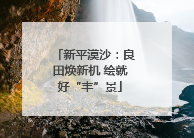 新平漠沙：良田焕新机 绘就好“丰”景