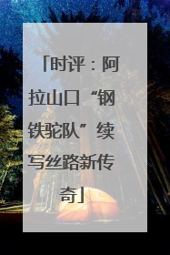 时评：阿拉山口“钢铁驼队”续写丝路新传奇
