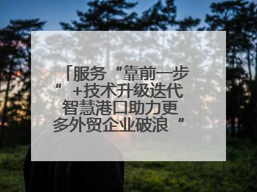 服务“靠前一步”+技术升级迭代 智慧港口助力更多外贸企业破浪“出海”