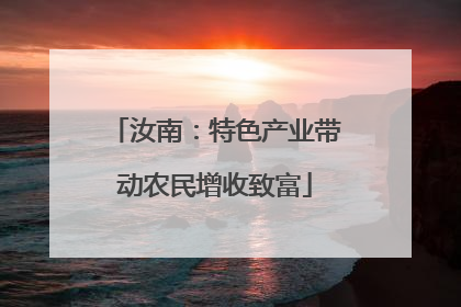 汝南：特色产业带动农民增收致富