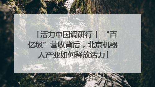 活力中国调研行丨 “百亿级”营收背后，北京机器人产业如何释放活力