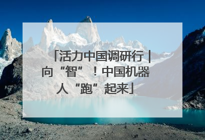 活力中国调研行｜向“智”！中国机器人“跑”起来