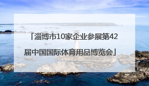 淄博市10家企业参展第42届中国国际体育用品博览会