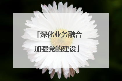 深化业务融合 加强党的建设