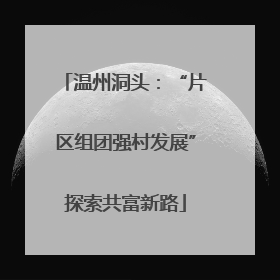 温州洞头：“片区组团强村发展”探索共富新路