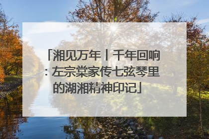 湘见万年丨千年回响：左宗棠家传七弦琴里的湖湘精神印记