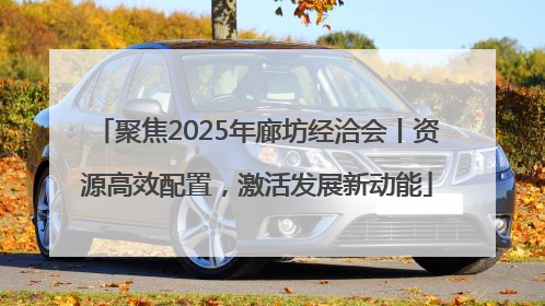 聚焦2025年廊坊经洽会丨资源高效配置，激活发展新动能