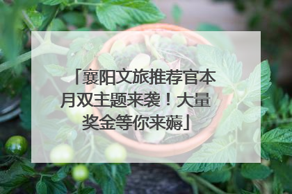 襄阳文旅推荐官本月双主题来袭！大量奖金等你来薅