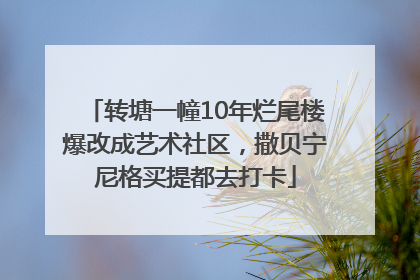 转塘一幢10年烂尾楼爆改成艺术社区，撒贝宁尼格买提都去打卡