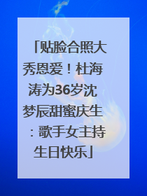 贴脸合照大秀恩爱！杜海涛为36岁沈梦辰甜蜜庆生：歌手女主持生日快乐