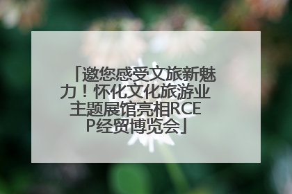 邀您感受文旅新魅力！怀化文化旅游业主题展馆亮相RCEP经贸博览会