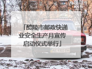 醴陵市邮政快递业安全生产月宣传启动仪式举行