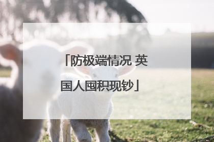 防极端情况 英国人囤积现钞