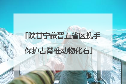 陕甘宁蒙晋五省区携手保护古脊椎动物化石