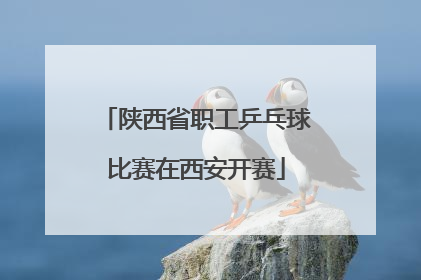 陕西省职工乒乓球比赛在西安开赛