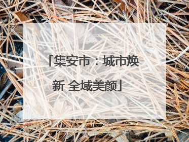集安市：城市焕新 全域美颜