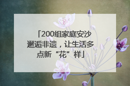 200组家庭安沙邂逅非遗，让生活多点新“花”样