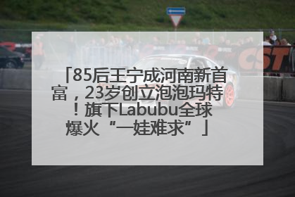 85后王宁成河南新首富，23岁创立泡泡玛特！旗下Labubu全球爆火“一娃难求”